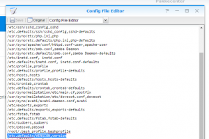 ConfigFileEditor-synology-version